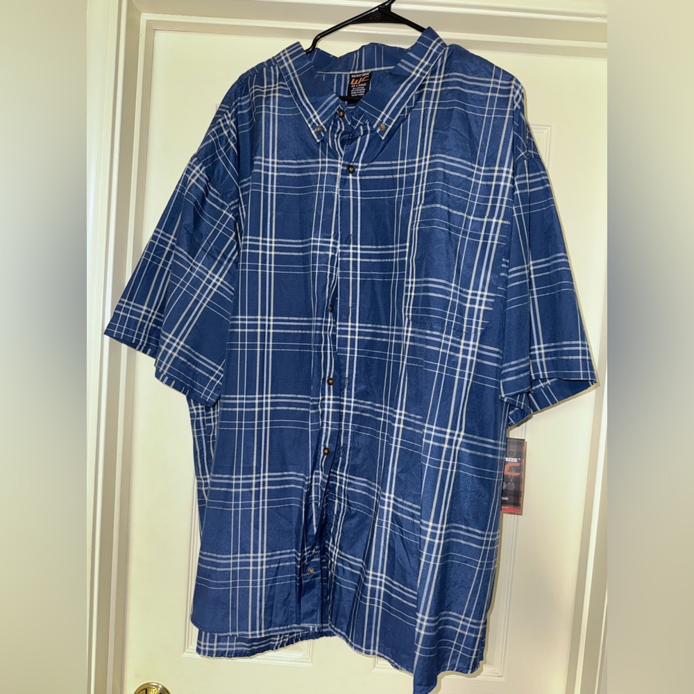 Walnut Creek Men’s Button Down Dress Shirt-4XL NWT